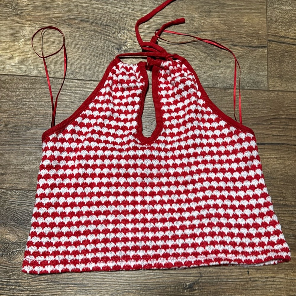 Zara knit halter top